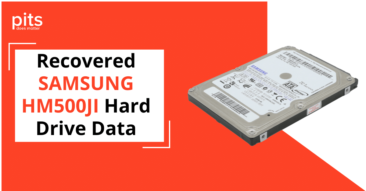 Data Recovery from Samsung HM500JI SON Hard Drive