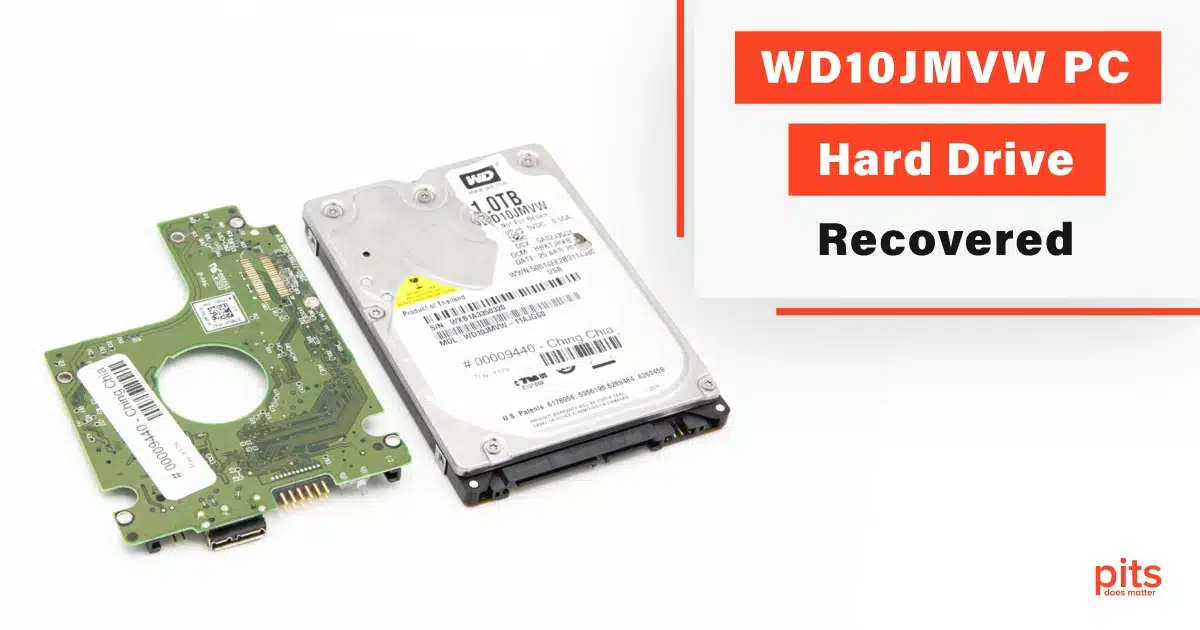 WD10JMVW PC Hard Drive Recovered