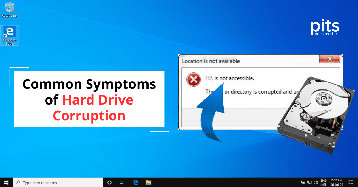 Corrupted Hard Drive Signs