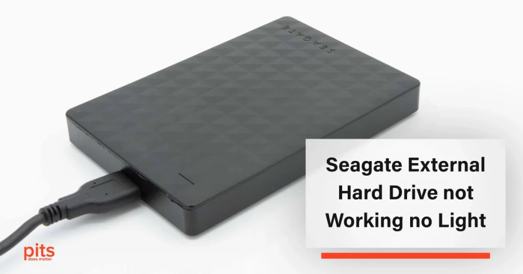 Seagate External Hard Drive not Working no Light