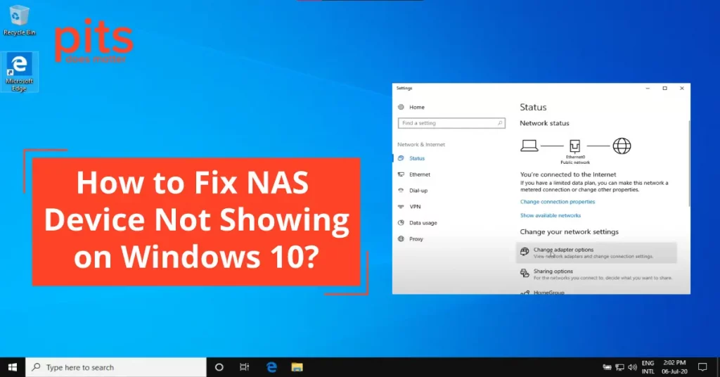 NAS Drive not Visible on Network Windows 10