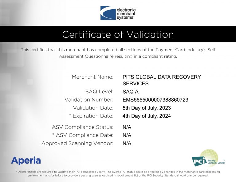 PCI DSS Compliance