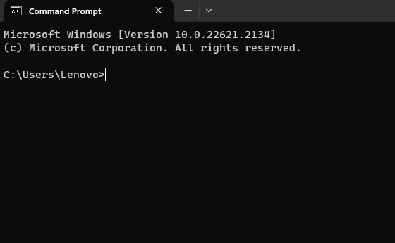 Command Prompt