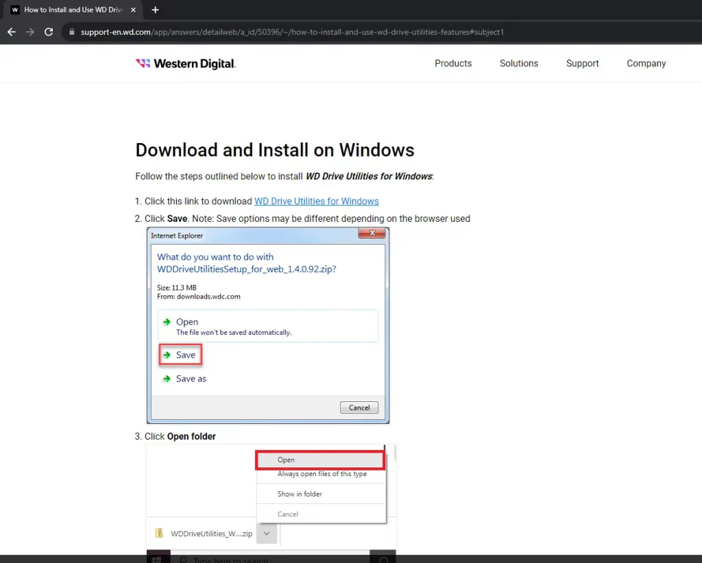 wd dowload utilities