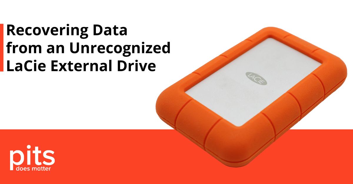 Recovering Data from an Unrecognized LaCie External Drive