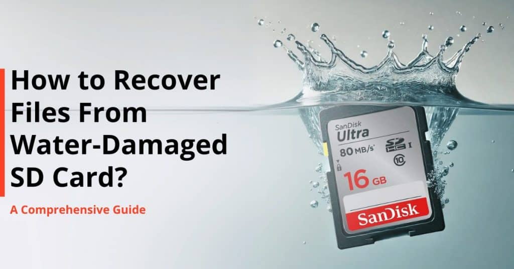 How to Recover Files From Water-Damaged SD Card?