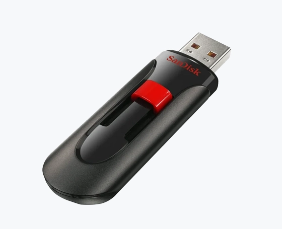 SanDisk USB Flash Drive with Retractable Connector