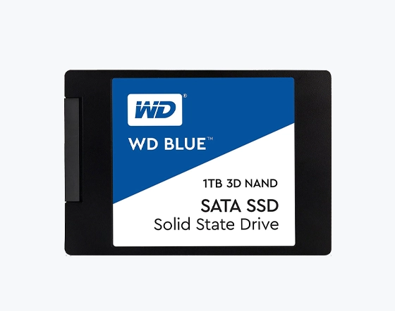 WD Blue 1TB SATA SSD with 3D NAND