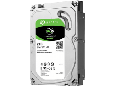 Seagate 2TB BarraCuda internal hard drive.